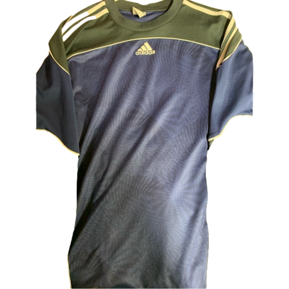 Navy Blue and Black Adidas Jersey